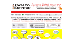 Desktop Screenshot of casadoextintor.com.br